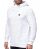 Red Bridge Mens sweatshirt all over ripped hoodie destroyed effect long sleeve shirt white L