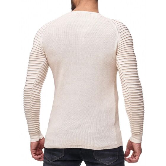 Red Bridge Herren Classic RBC Strickpullover Pullover Sweat Beige