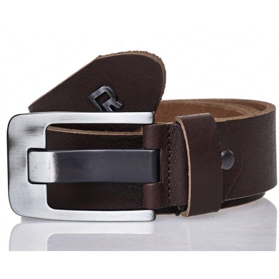 Red Bridge Mens Belt Genuine Leather Leather Belt RBC Premium Brown-1