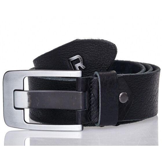 Red Bridge Mens Belt Genuine Leather Leather Belt RBC Premium Black-1