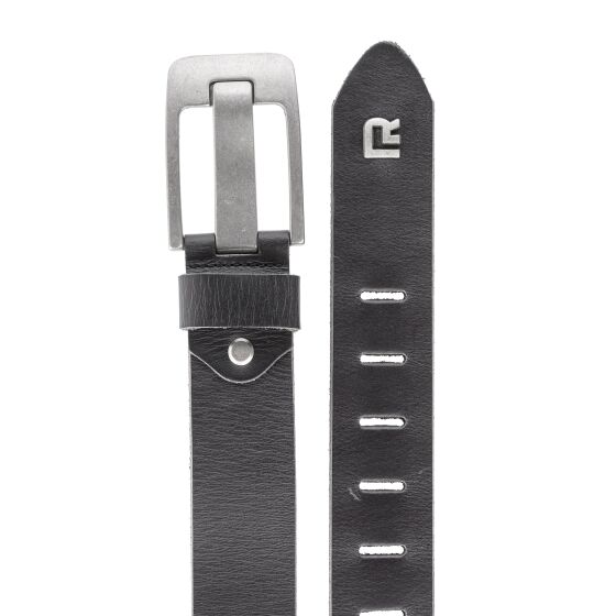 Red Bridge Herren Gürtel Ledergürtel RBC Premium Schwarz