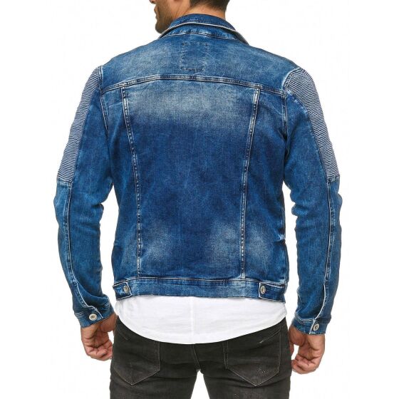 Red Bridge Herren Jeansjacke Übergangsjacke RBC Blue Denim Blau