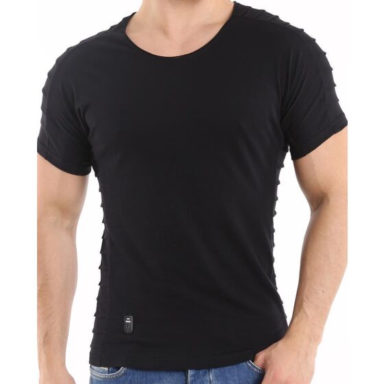 Red Bridge Herren T-Shirt folded motiv RBC Band kurzarm Shirt Schwarz