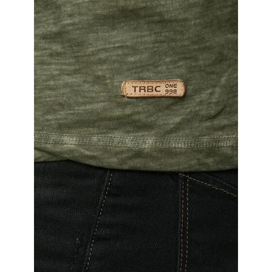 Red Bridge Herren T-Shirt Vintage Oil Washed Ribbed