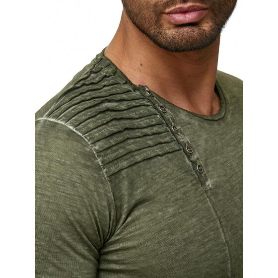 Red Bridge Herren T-Shirt Vintage Oil Washed Ribbed