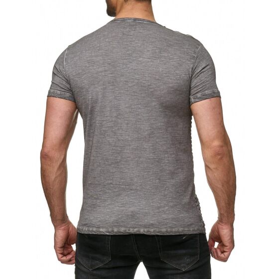 Red Bridge Herren T-Shirt Vintage Oil Washed Ribbed