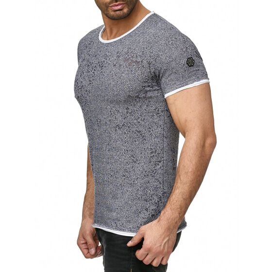 Red Bridge Mens Destroyed Layered T-Shirt