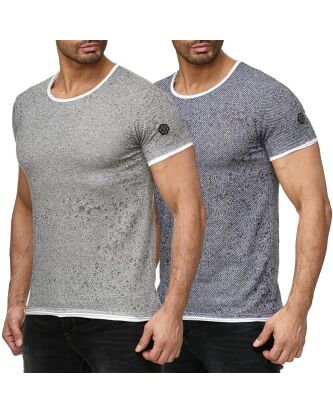 Red Bridge Mens Destroyed Layered T-Shirt