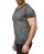 Red Bridge Mens Industry Oil Washed T-Shirt with Holes Anthracite S