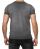Red Bridge Mens Industry Oil Washed T-Shirt with Holes Anthracite M