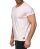 Red Bridge Mens Industry Oil Washed T-Shirt with Holes Pink L
