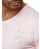 Red Bridge Mens Industry Oil Washed T-Shirt with Holes Pink L