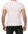 Red Bridge Mens Industry Oil Washed T-Shirt with Holes Pink XL