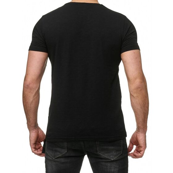 Red Bridge Mens T-shirt Royal Tiger with rhinestones