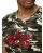 Red Bridge Herren T-Shirt Stitched Flowers Camouflage Khaki XL