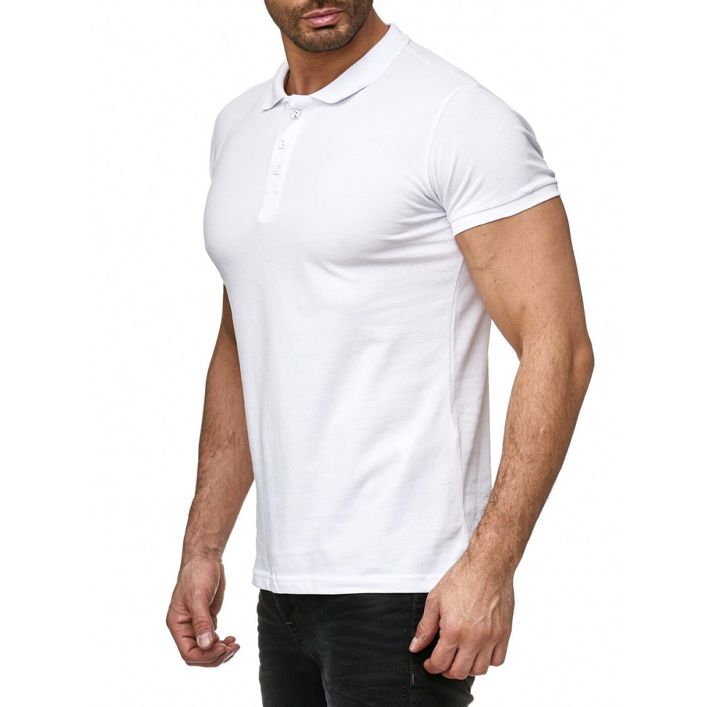 kloof Stratford on Avon Subsidie Red Bridge Herren Poloshirt T-Shirt Clean Basic Weiß XL M1242-WHITE-X,  22,90 €