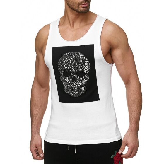 Red Bridge Herren Tank Top T-Shirt Luxury Skull 3D Print