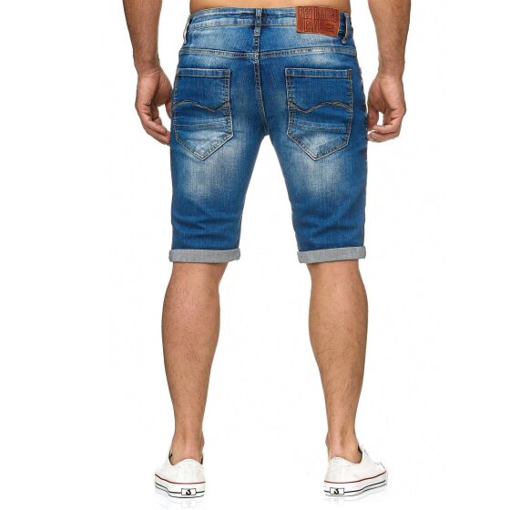 Red Bridge Herren Jeans Short Kurze Hose Denim Basic