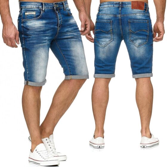Red Bridge Herren Jeans Short Kurze Hose Denim Basic