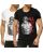 Red Bridge Mens 2Pac All Eyez On Me T-Shirt with Rhinestones