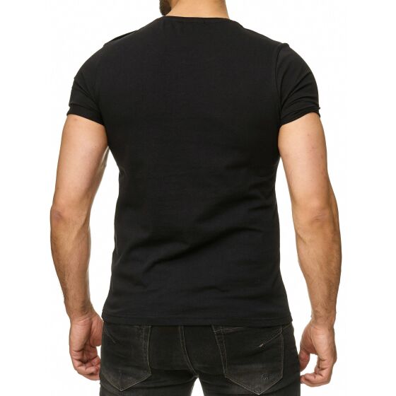 Red Bridge Herren T-Shirt Redbridge Army Schulterpatch mit Nieten