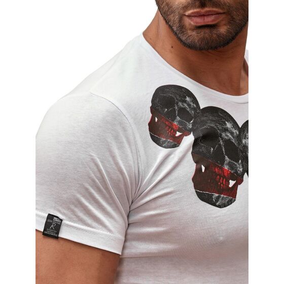 Red Bridge Mens Dont Try To Be Different Skulls T-Shirt