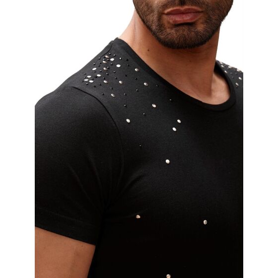 Red Bridge Mens Snowfall T-Shirt with studs