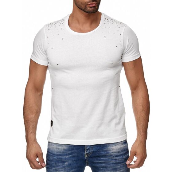 Red Bridge Mens Snowfall T-Shirt with studs