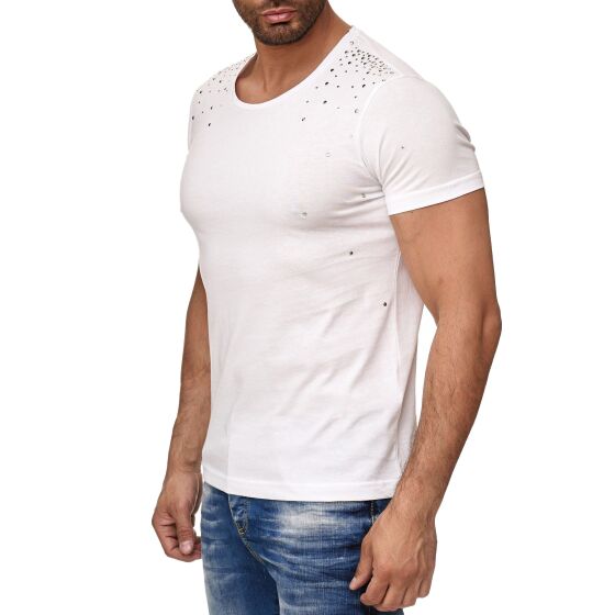 Red Bridge Mens Snowfall T-Shirt with studs