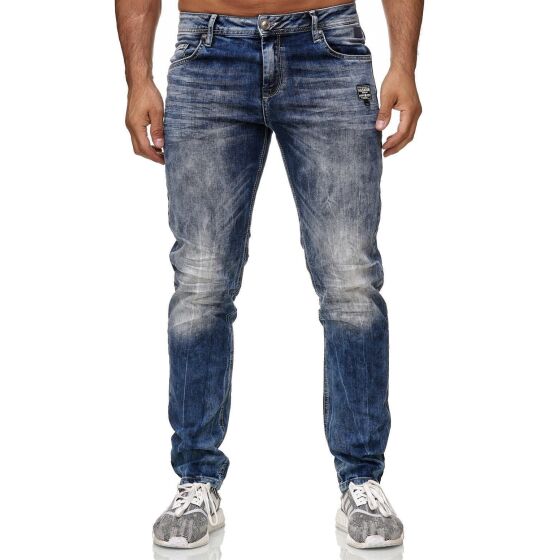 Red Bridge Herren Jeans Hose Regular-Fit Patch Blau W36 L34
