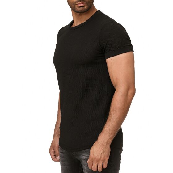 Red Bridge Herren T-Shirt Longshirt mit Struktur