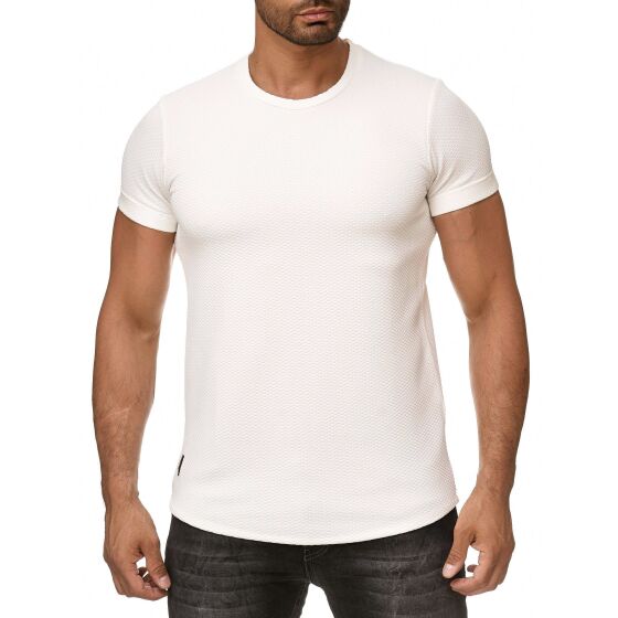 Red Bridge Herren T-Shirt Longshirt mit Struktur