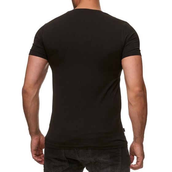 Red Bridge Herren Wende-Pailletten T-Shirt Emoji changierend glänzend manuell veränderbar