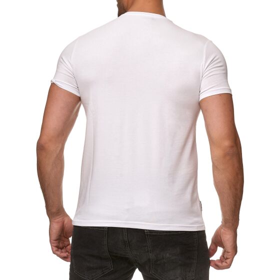 Red Bridge Herren Wende-Pailletten T-Shirt Stop & Go changierend glänzend manuell veränderbar