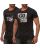 Red Bridge Mens Reversible Sequins T-Shirt Stop & Go iridescent shiny manually changeable