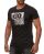 Red Bridge Mens Reversible Sequins T-Shirt Stop & Go iridescent shiny manually changeable