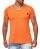 Red Bridge Mens V-Neck T-Shirt Orange XL