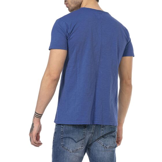 Red Bridge Herren V-Neck T-Shirt Saxeblau