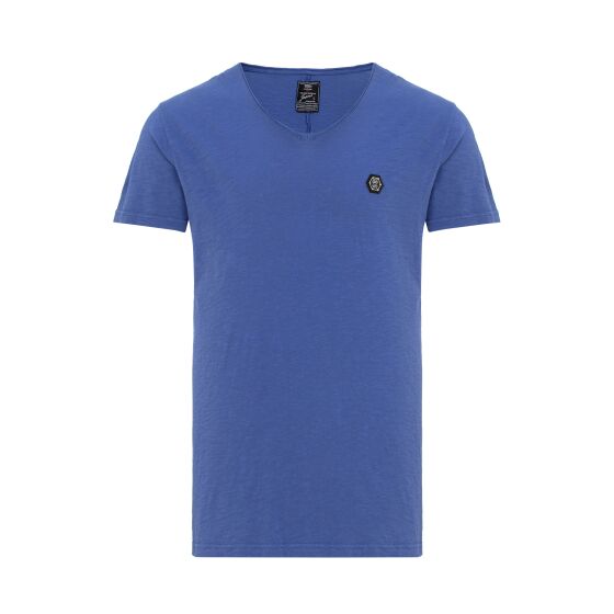 Red Bridge Herren V-Neck T-Shirt Saxeblau