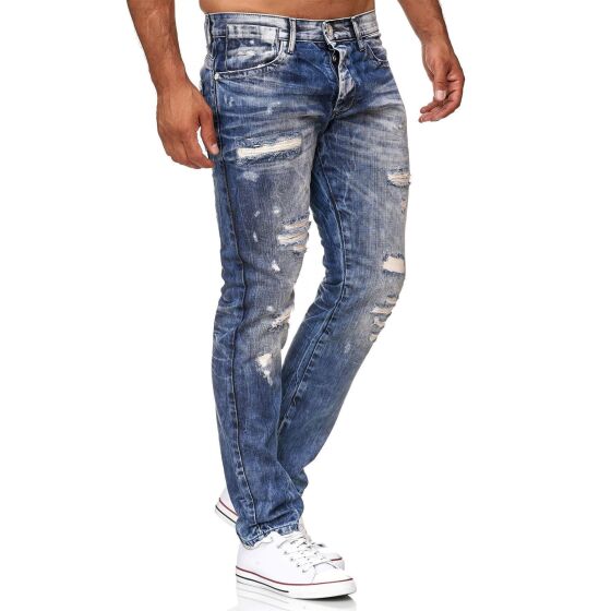 Red Bridge Jeans Hose Destroyed Denim RB-157S