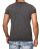 Red Bridge Mens Thread Detail T-Shirt with Chest Pocket Anthracite