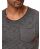 Red Bridge Mens Thread Detail T-Shirt with Chest Pocket Anthracite S