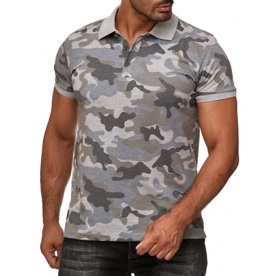 Red Bridge Herren Poloshirt Camouflage T-Shirt