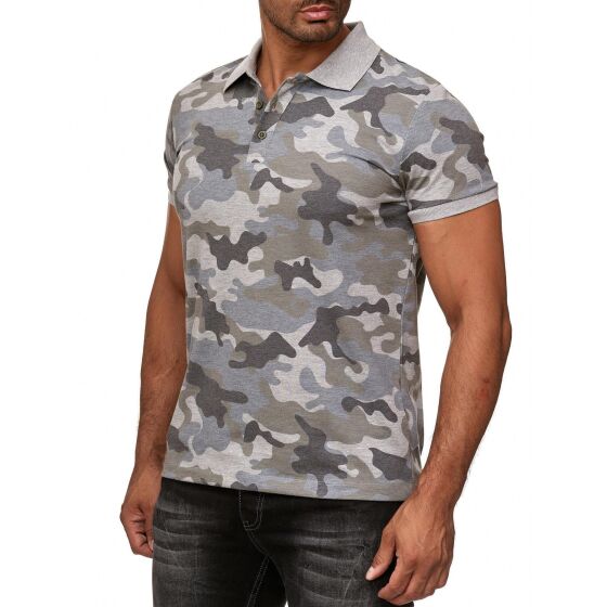 Red Bridge Herren Poloshirt Camouflage T-Shirt