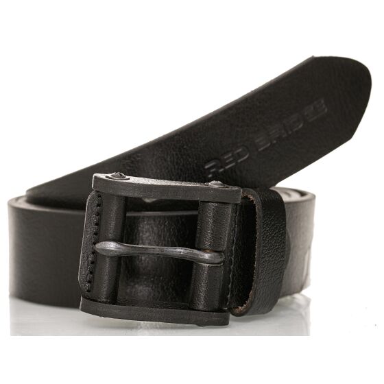 Red Bridge Mens Genuine Leather Belt Leather Belt RBC Premium Black 85