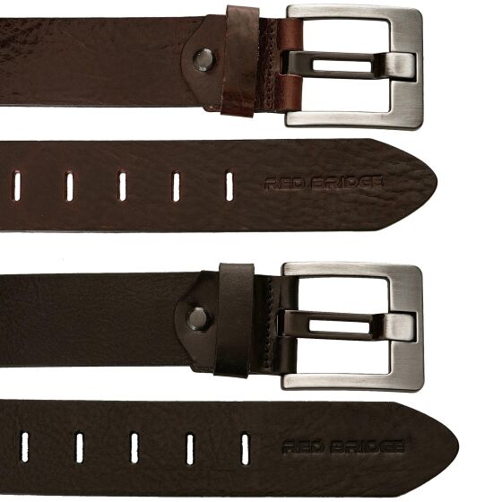 Redbridge Jeans Mens Leather Belt Genuine Leather Belt Premium 4.4 Wide