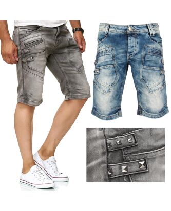 Red Bridge Mens Jeans Short Shorts Denim Side Patch Chain Blue - Redb, €  29,90 | Shorts