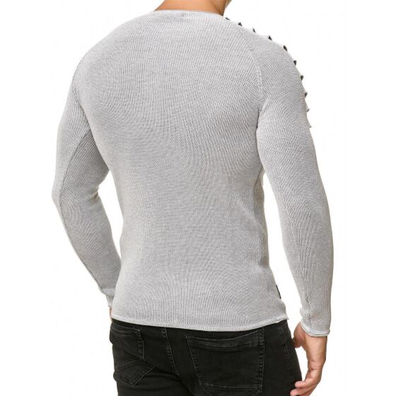 Red Bridge Mens Knit Jumper Shark Gills Jumper