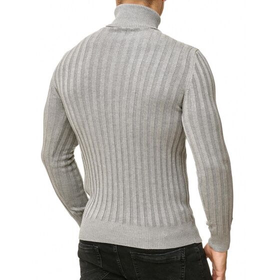 Red Bridge Mens Knit Turtleneck Jumper Upright