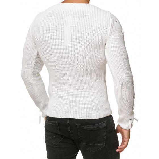 Red Bridge Herren Strickpullover Laced Up Pullover